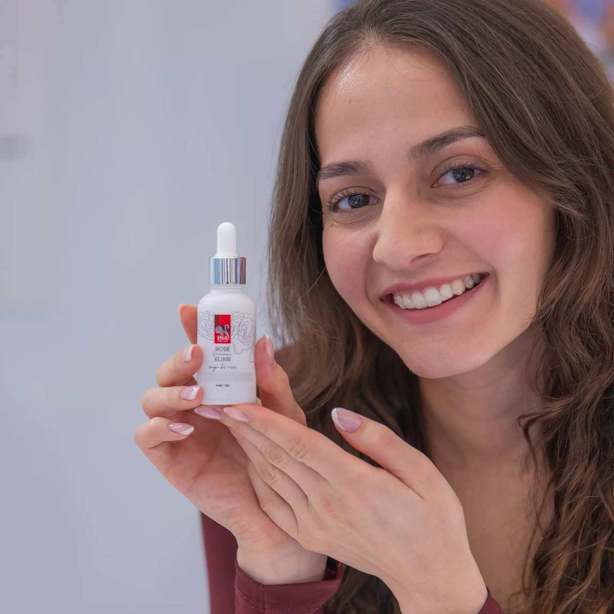 Serum Intensiv Anti-Age për Fytyrë me Vaj Organik Trëndafili – Rose Elixir