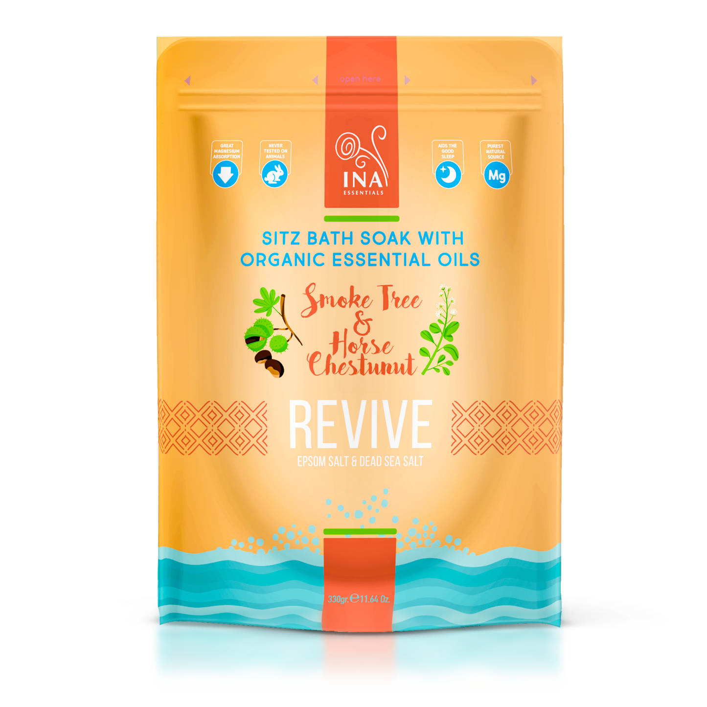 Revive - Kripë banje me Cërmëdell dhe Gështenjë kali për Kujdes ndaj Venave me variçe dhe Pas lindjes