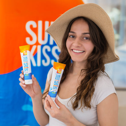 Paketë familjare për Mbrojtje nga Dielli - 2+1 Krem Dielli Natyral për Fytyrë dhe Trup SPF 50+ me Bredh të Bardhë Organik