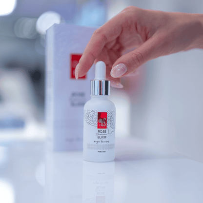 Serum Intensiv Anti-Age për Fytyrë me Vaj Organik Trëndafili – Rose Elixir