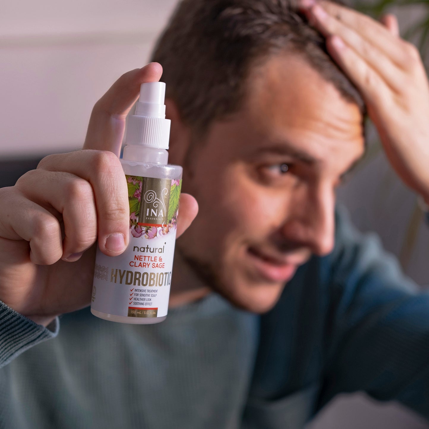 Hydrobiotic - Hithër & Sherebelë - kujdes intensiv për Rënien e Flokëve, Zbokthin dhe Skalpin e ndjeshëm