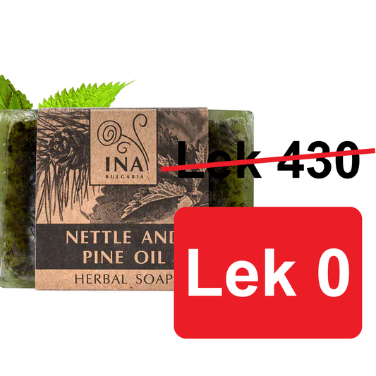 + Dhuratë Sapun Bimor Natyral me Hithër dhe Vaj Pishe
