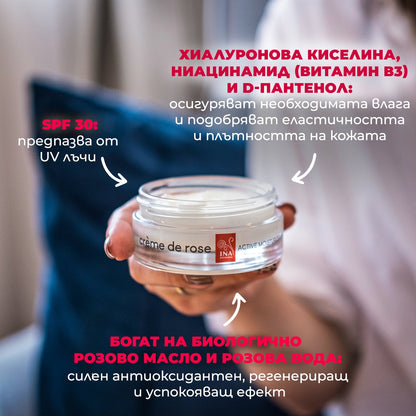 + Dhuratë Crème de rose 50ml