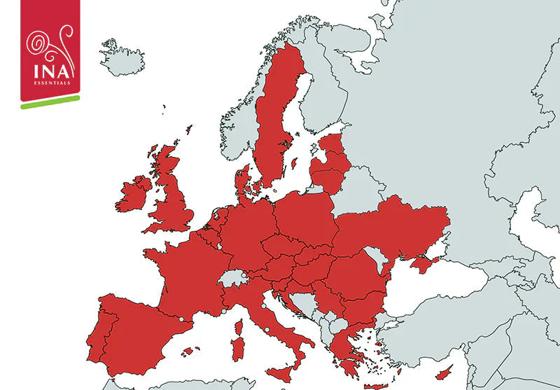 Europe map 28 markets