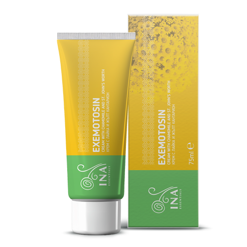 Krem për Psoriazë, ekzemë dhe lëkurë të irrituar - me lule të Shën Gjonit, Kamomil dhe Propolis