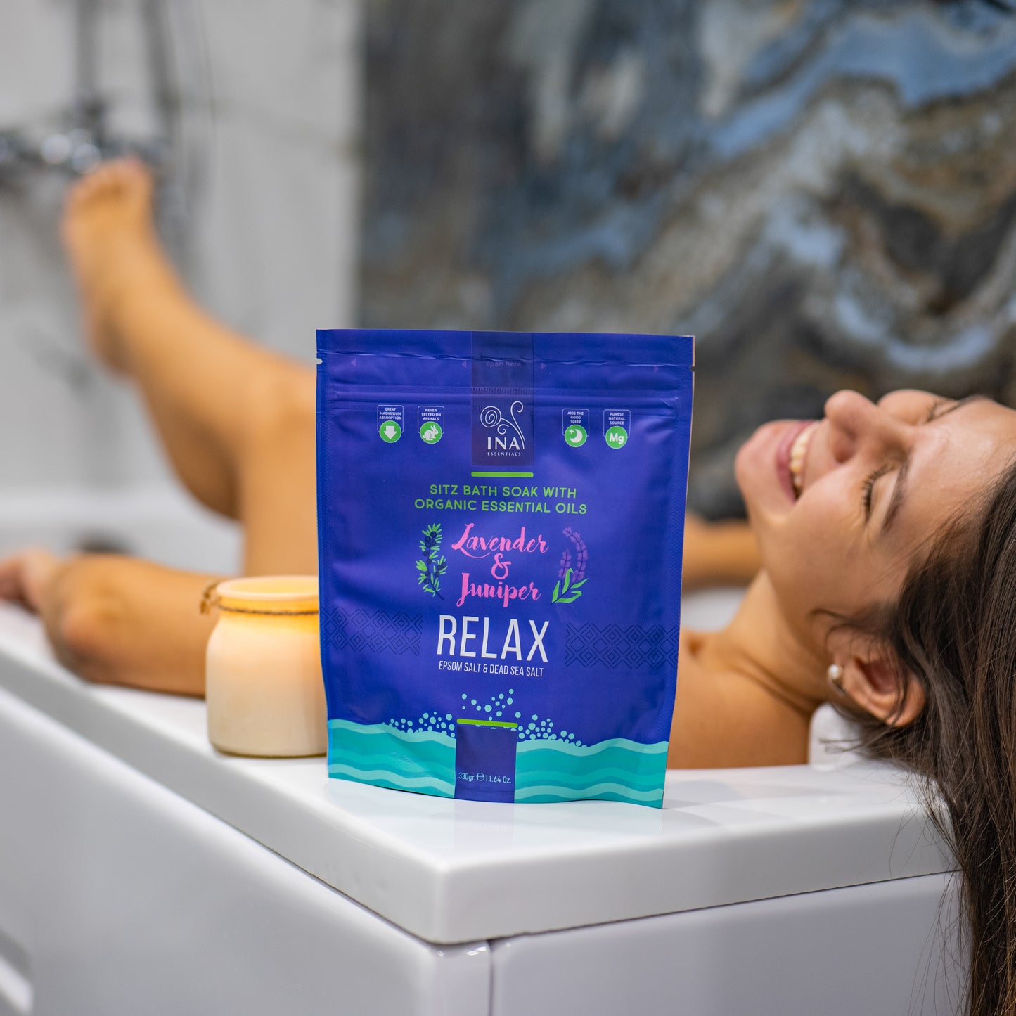 Relax - Kripë banje me Livando dhe Dëllinjë për Relaksim dhe lehtësim të Stresit